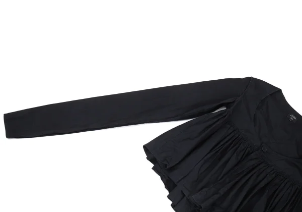 Jean Paul GAULTIER FEMME Gathered Hem Switching Blouse K-176263_008