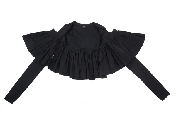 Jean Paul GAULTIER FEMME Gathered Hem Switching Blouse K-176263_013
