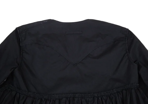 Jean Paul GAULTIER FEMME Gathered Hem Switching Blouse K-176263_016