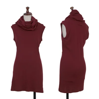 Jean Paul GAULTIER FEMME Drape Turtleneck Sleeveless Top