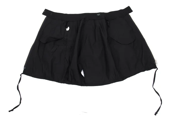 Jean Paul GAULTIER FEMME Nylon Blend Pocket Design Stretch Front Zip Skirt K-176269_015