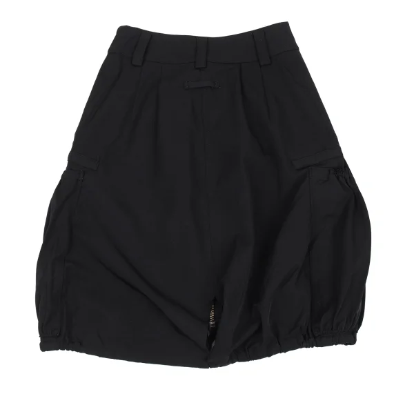 Jean Paul GAULTIER FEMME Nylon Blend Pocket Design Stretch Front Zip Skirt K-176269_016