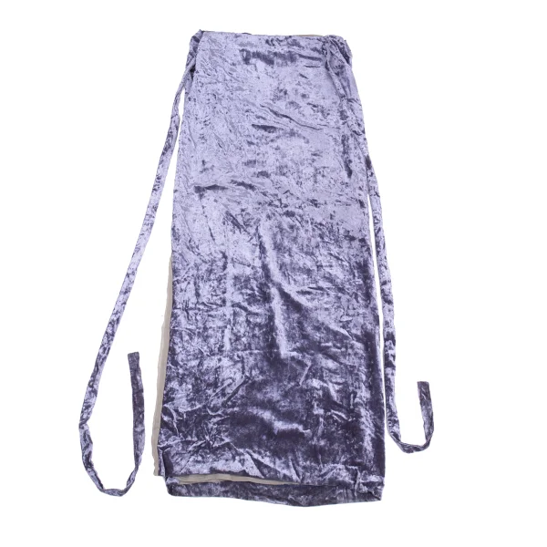 Jean Paul GAULTIER FEMME Velour Sheer Layered Wrap Skirt K-176271_002