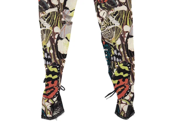 Jean Paul GAULTIER FEMME Butterfly Print Back Lace-Up Stretch Pants  K-176272_005