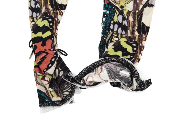 Jean Paul GAULTIER FEMME Butterfly Print Back Lace-Up Stretch Pants  K-176272_006