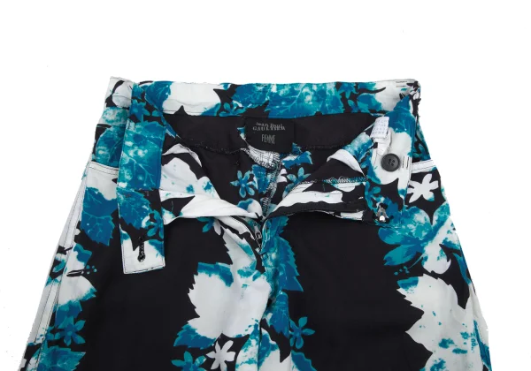 Jean Paul GAULTIER FEMME Rayon Floral Print Pants K-176273_004