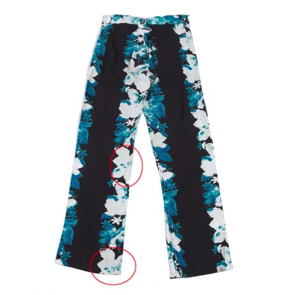 Jean Paul GAULTIER FEMME Rayon Floral Print Pants K-176273_010