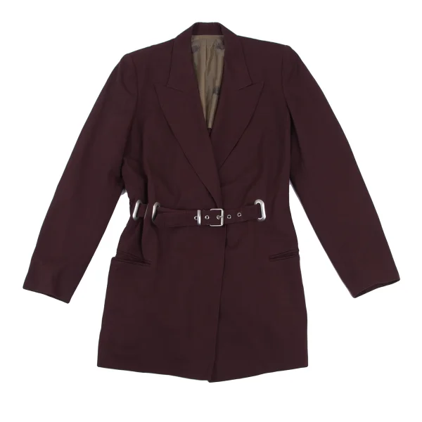 Jean Paul GAULTIER CLASSIQUE Wool Rayon Belted Jecket K-176274_002