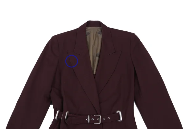 Jean Paul GAULTIER CLASSIQUE Wool Rayon Belted Jecket K-176274_003