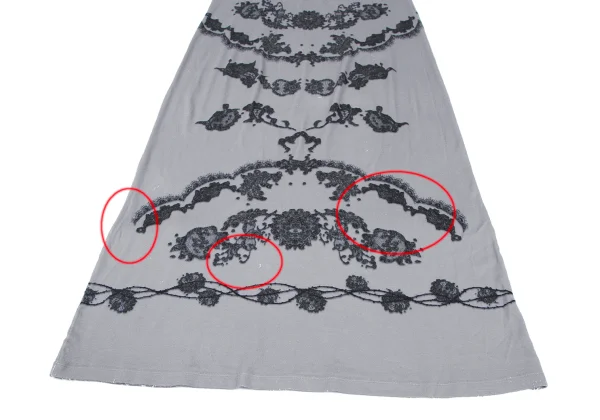JPG by GAULTIER Gothic Print Long Stretch Skirt K-176279_009