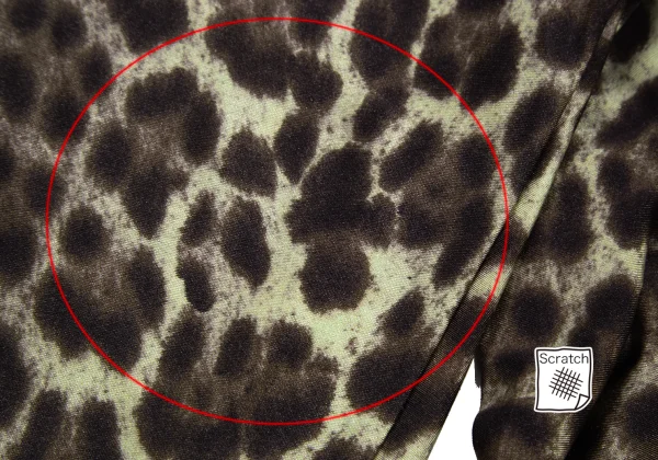 JPG by GAULTIER Nylon Blend Animal Print Stretch Tapered Pants K-176280_003