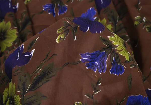 JUNIOR GAULTIER Poly Floral Print Shirt Dress K-176281_015