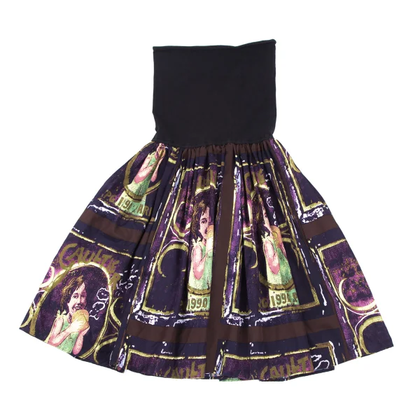 JUNIOR GAULTIER Girl Print Switching Skirt K-176282_002
