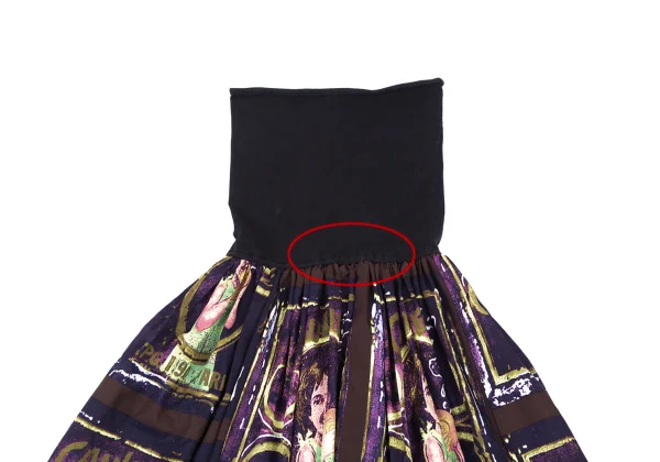 JUNIOR GAULTIER Girl Print Switching Skirt K-176282_003