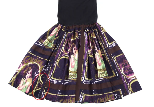 JUNIOR GAULTIER Girl Print Switching Skirt K-176282_007