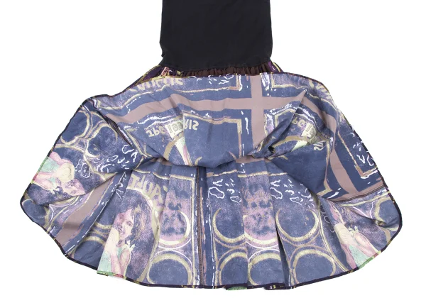 JUNIOR GAULTIER Girl Print Switching Skirt K-176282_009