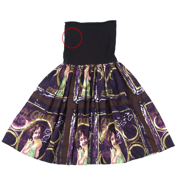 JUNIOR GAULTIER Girl Print Switching Skirt K-176282_010