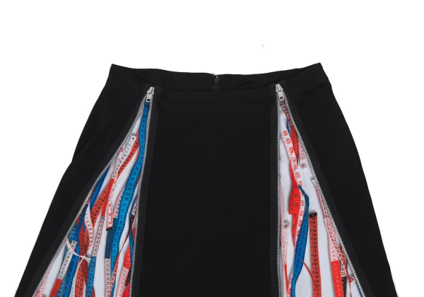 Jean Paul GAULTIER FOR SEPT PREMIERES Zip Design Major Print Switching Skirt K-176284_003