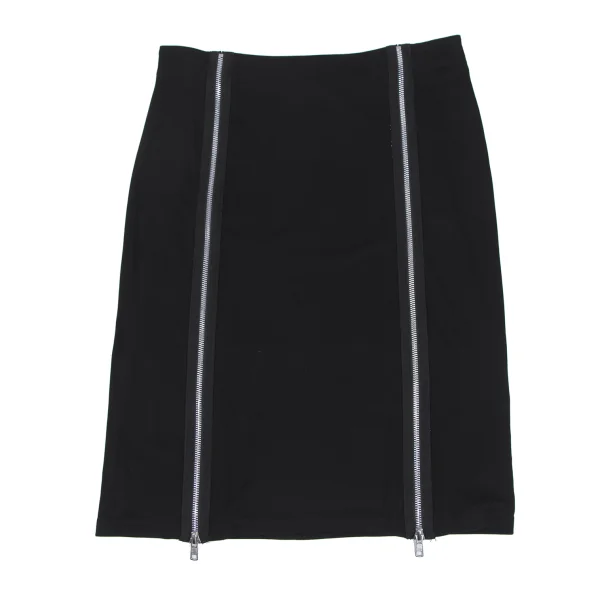 Jean Paul GAULTIER FOR SEPT PREMIERES Zip Design Major Print Switching Skirt K-176284_007