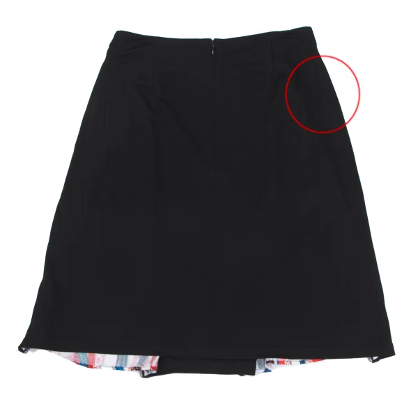 Jean Paul GAULTIER FOR SEPT PREMIERES Zip Design Major Print Switching Skirt K-176284_009