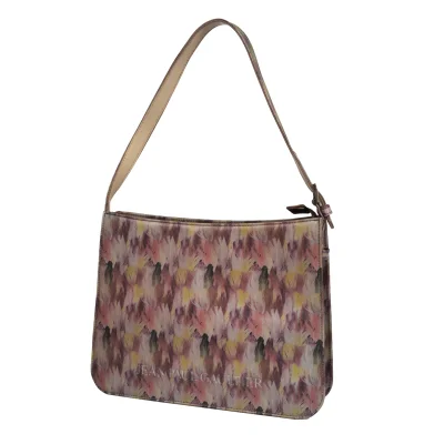 Jean Paul GAULTIER Feather Printed Shoulder Bag