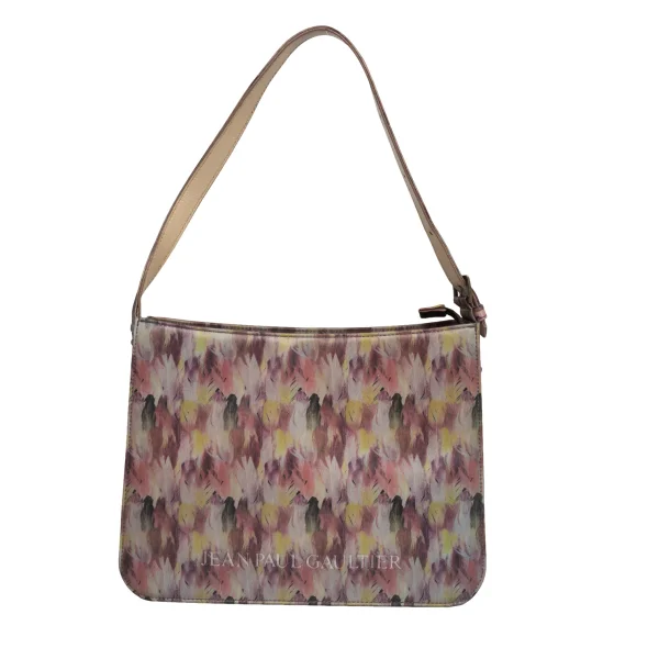 Jean Paul GAULTIER Feather Printed Shoulder Bag K-176285_002