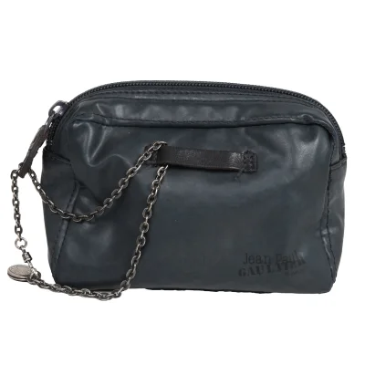 Jean Paul GAULTIER HOMME Chain Embellishment PVC Pouch