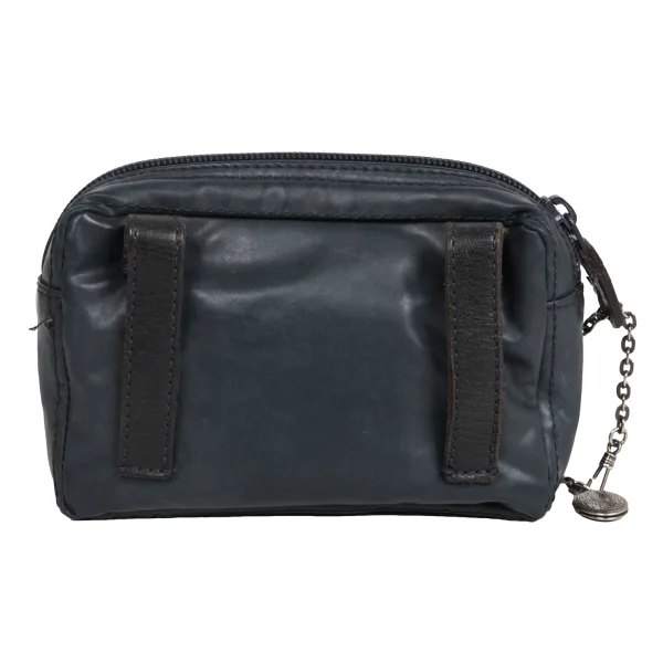Jean Paul GAULTIER HOMME Chain Embellishment PVC Pouch K-176287_003