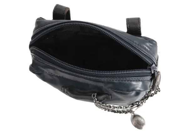 Jean Paul GAULTIER HOMME Chain Embellishment PVC Pouch K-176287_009