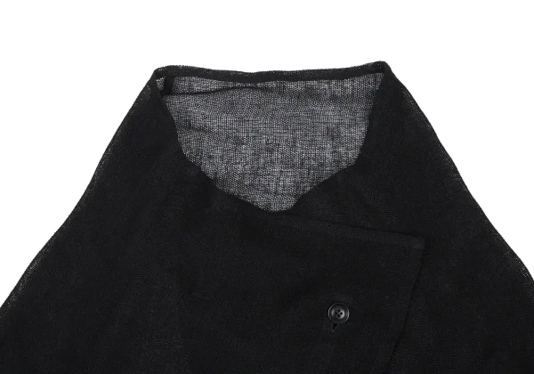 Y's Linen Blend Mesh Drape Jacket K-176295_004