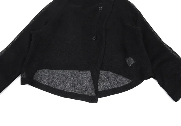 Y's Linen Blend Mesh Drape Jacket K-176295_008
