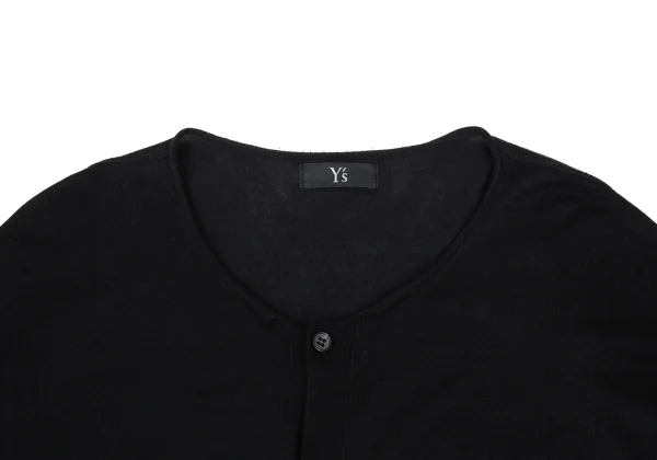 Y's Cotton Blend Layered Sleeve Cardigan K-176296_003