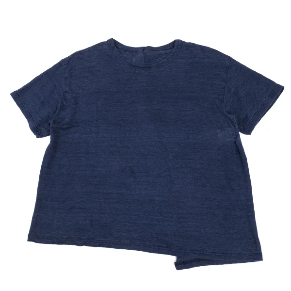 Y's Asymmetrical Design Linen T Shirt K-176297_002