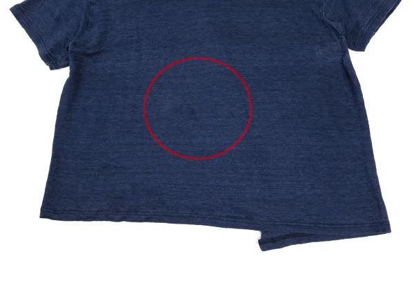 Y's Asymmetrical Design Linen T Shirt K-176297_005