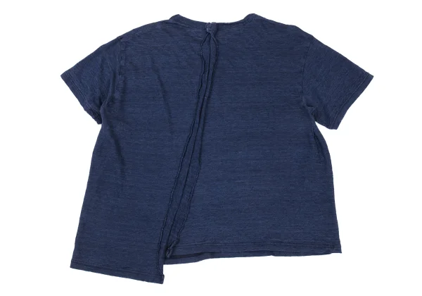 Y's Asymmetrical Design Linen T Shirt K-176297_008