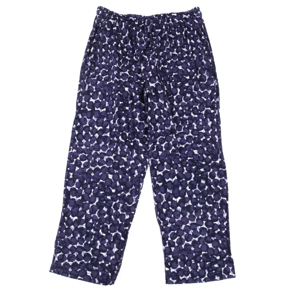 Y's for living Printed Cotton Pants Purple S-M K-176300_001