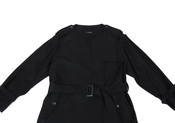 Y's for living Cotton Rayon Collarless Coat K-176302_003