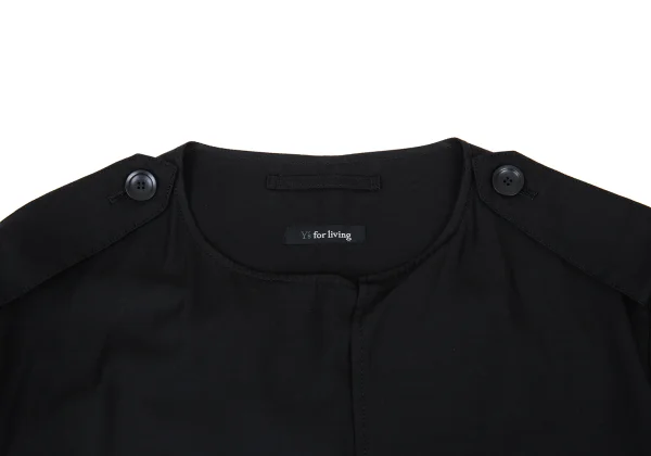 Y's for living Cotton Rayon Collarless Coat K-176302_004