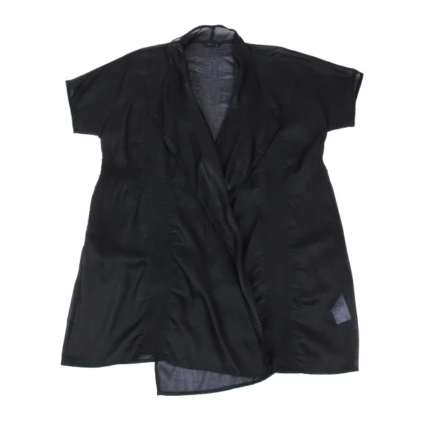 Y's for living Poly Buttonless Long Short Sleeve Cardigan K-176304_002