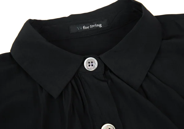 Y's for living Poly Gather Patch Pocket Long Shirt K-176306_006