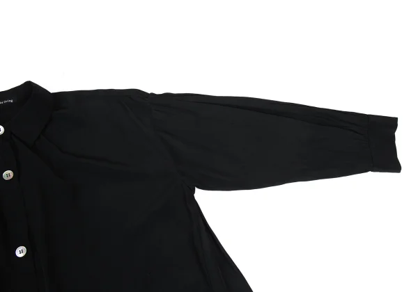 Y's for living Poly Gather Patch Pocket Long Shirt K-176306_007