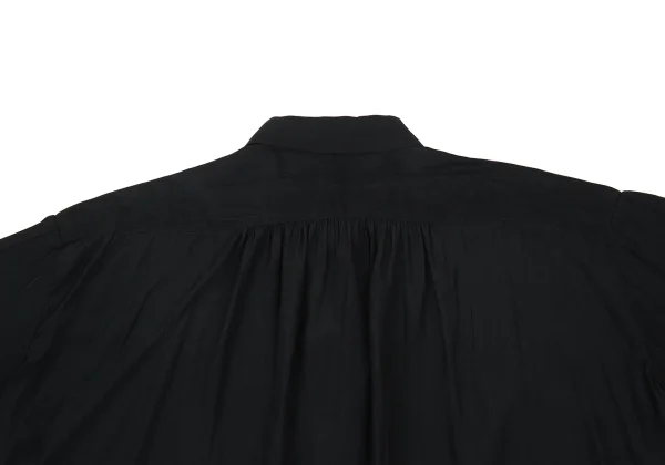 Y's for living Poly Gather Patch Pocket Long Shirt K-176306_013