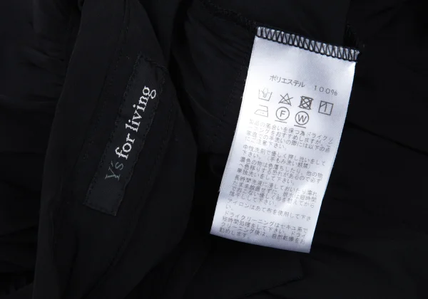 Y's for living Poly Gather Patch Pocket Long Shirt K-176306_016