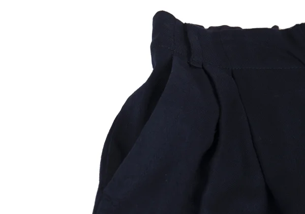 Y's for living Linen Poly Tuck Wide Cropped Pants K-176307_005