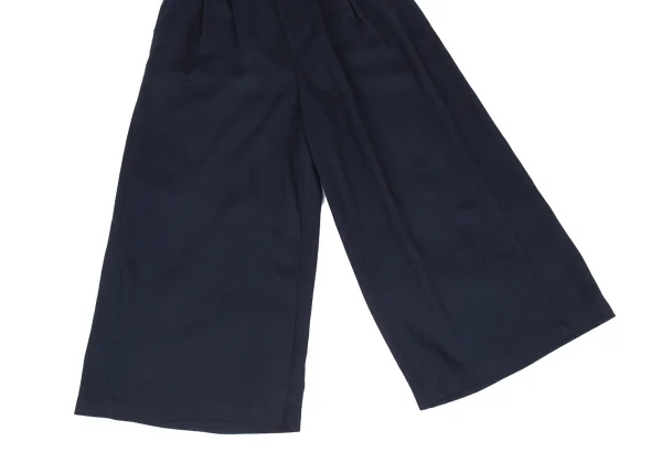 Y's for living Linen Poly Tuck Wide Cropped Pants K-176307_010