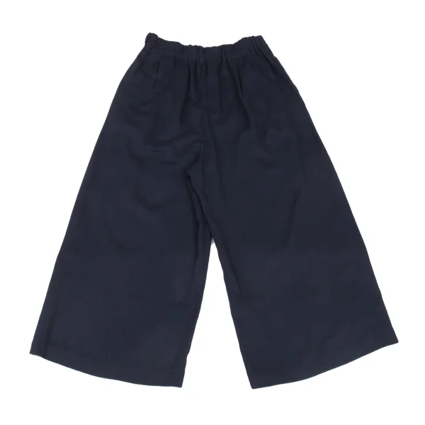 Y's for living Linen Poly Tuck Wide Cropped Pants K-176307_012