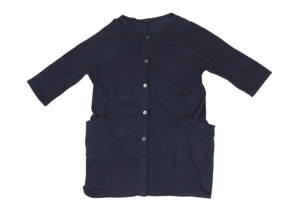 Y's for living Linen 3/4 Sleeve Long Cardigan K-176308_002
