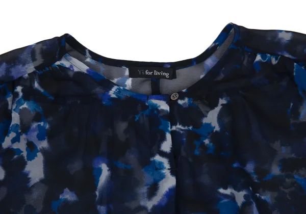 Y's for living Printed Sheer Blouse K-176309_004