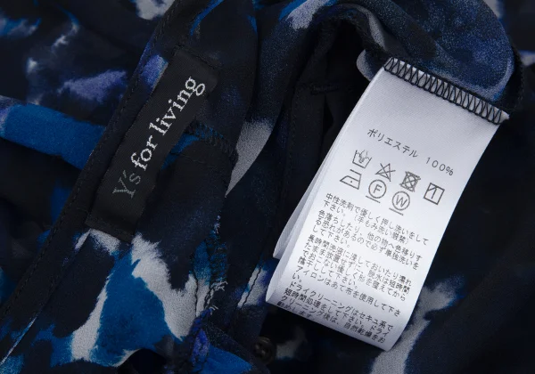 Y's for living Printed Sheer Blouse K-176309_016