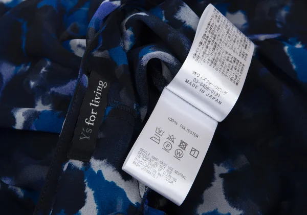 Y's for living Printed Sheer Blouse K-176309_017